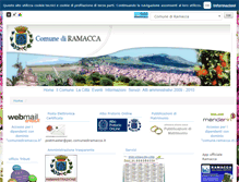 Tablet Screenshot of comune.ramacca.ct.it